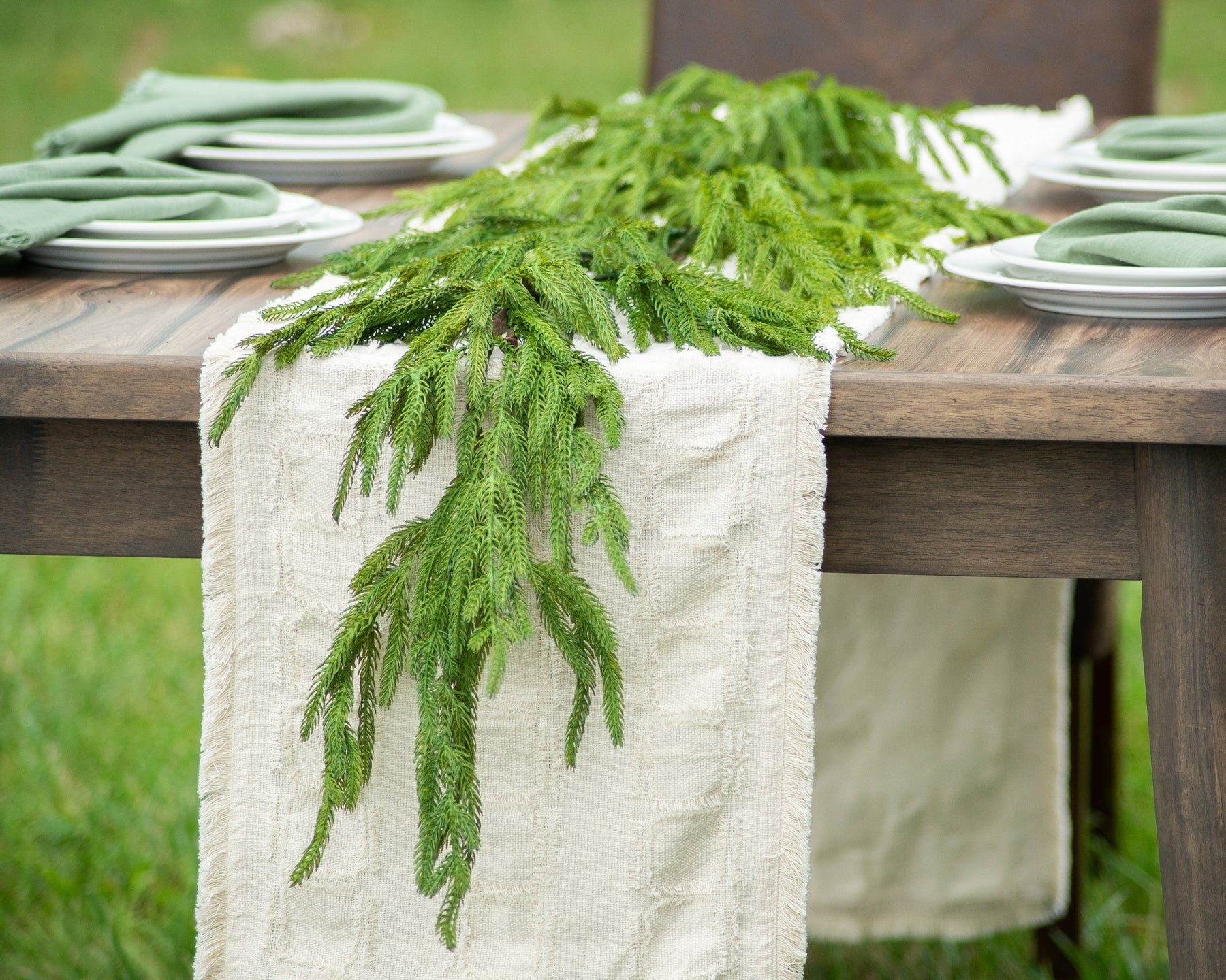 Norfolk Pine Christmas Garland