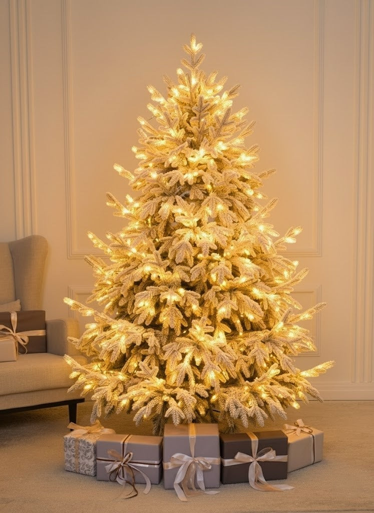Crystal Pre-Lit Christmas Tree